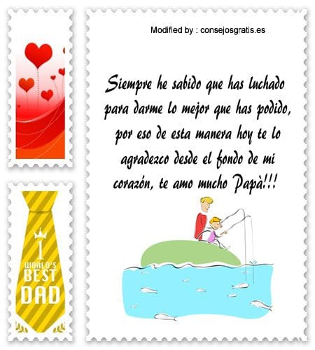 Nuevos Mensajes Para Agradecer A Mi Padre  Frases de 